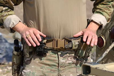 Cintura tattica militare con fettuccia in PP