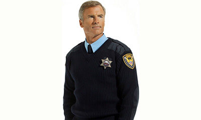 Military navy blue pullover