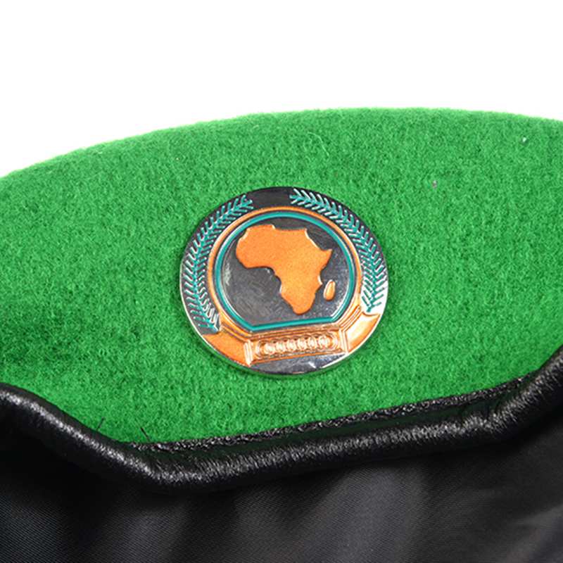 Green military army class beret factory