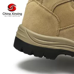 Toe protection military safety shoes