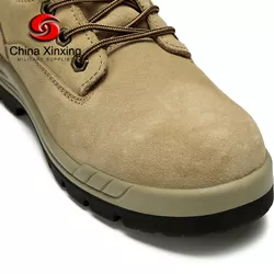 Toe protection military safety shoes