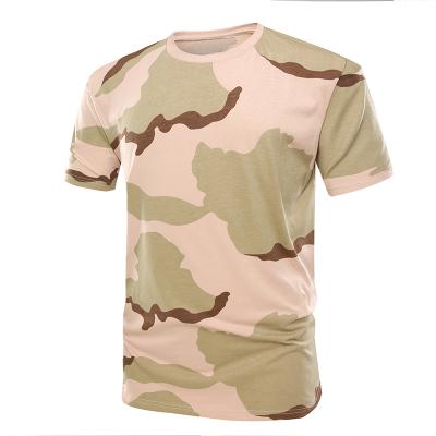 Militare desert camo colore manica corta T-shirt