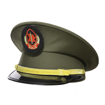 Uniforme militare, vestito con la visiera cappello da ufficiale