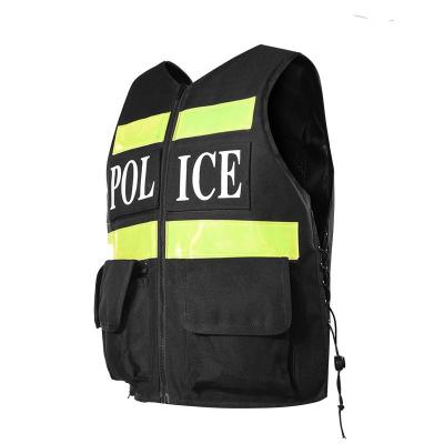 600D poliestere riflettente polizia tactical vest