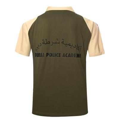 Camicia a maniche corte in cotone poliziotto Dubai