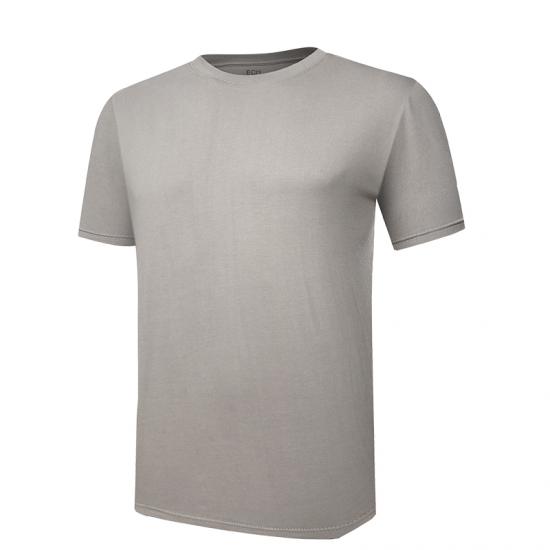 Military army grey cotton T shirt